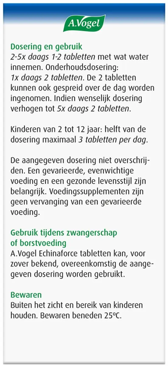 A.Vogel Echinaforce Tabletten 200 Stuks