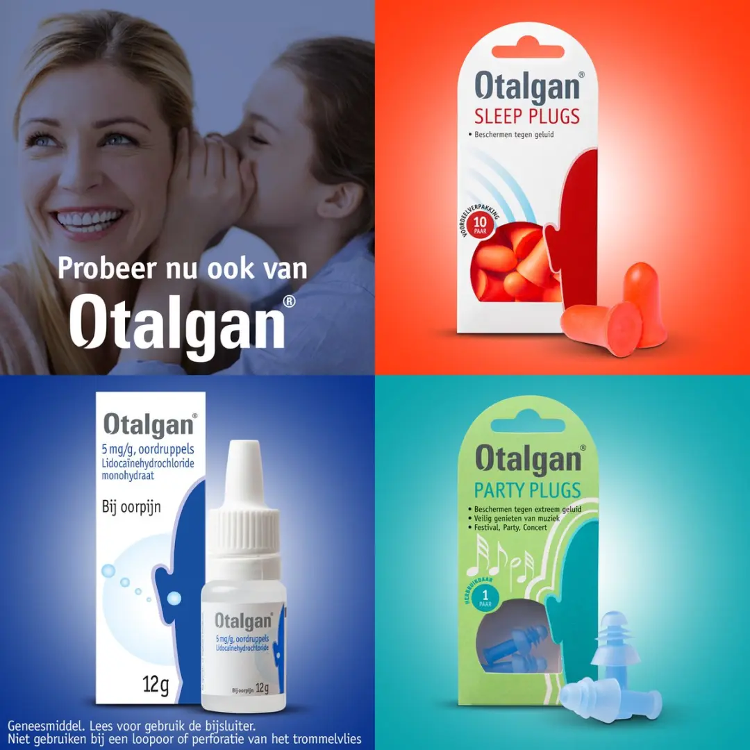Otalgan Comfort Oordoppen - Blauw - 4 Stuks