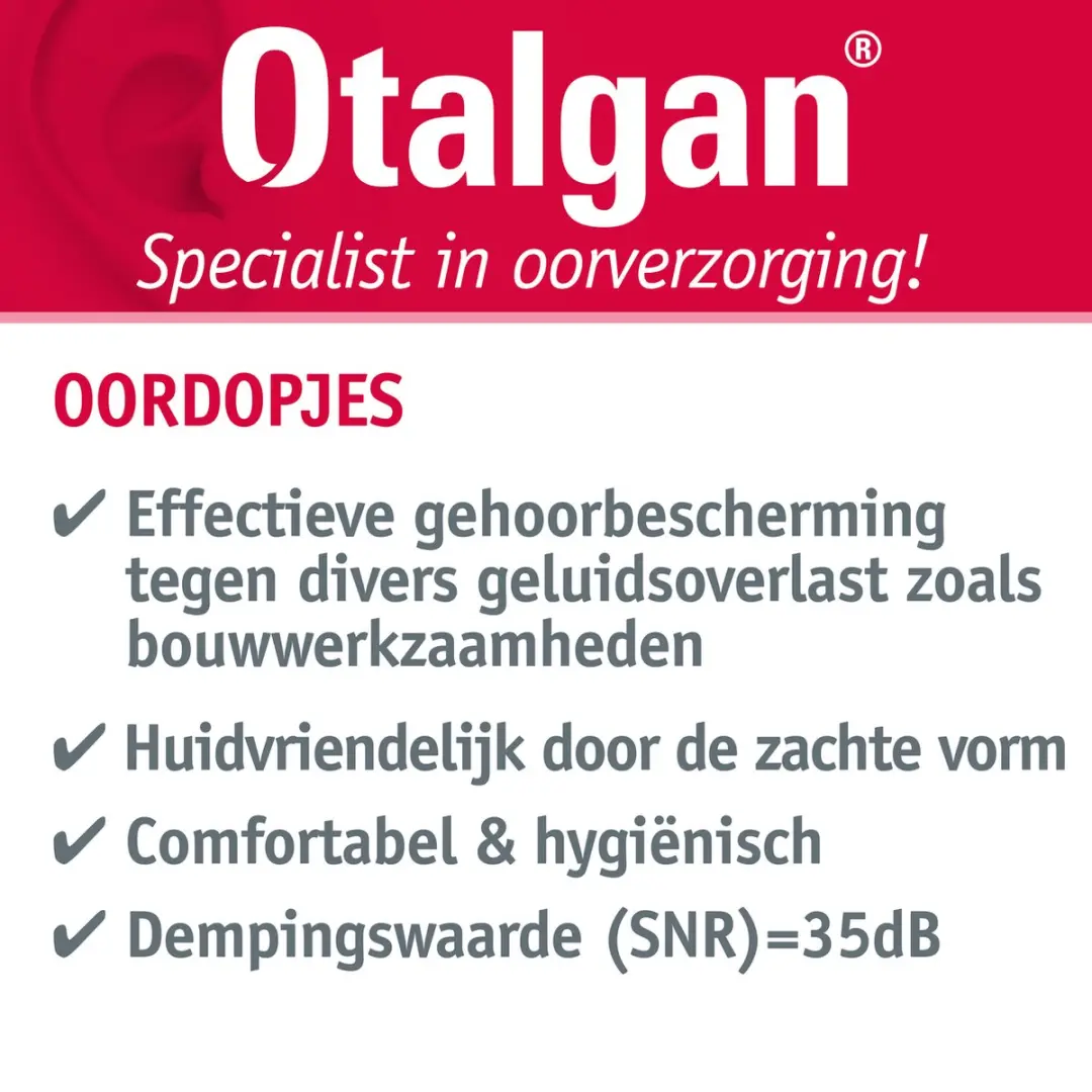 Otalgan Comfort Oordoppen - Blauw - 4 Stuks