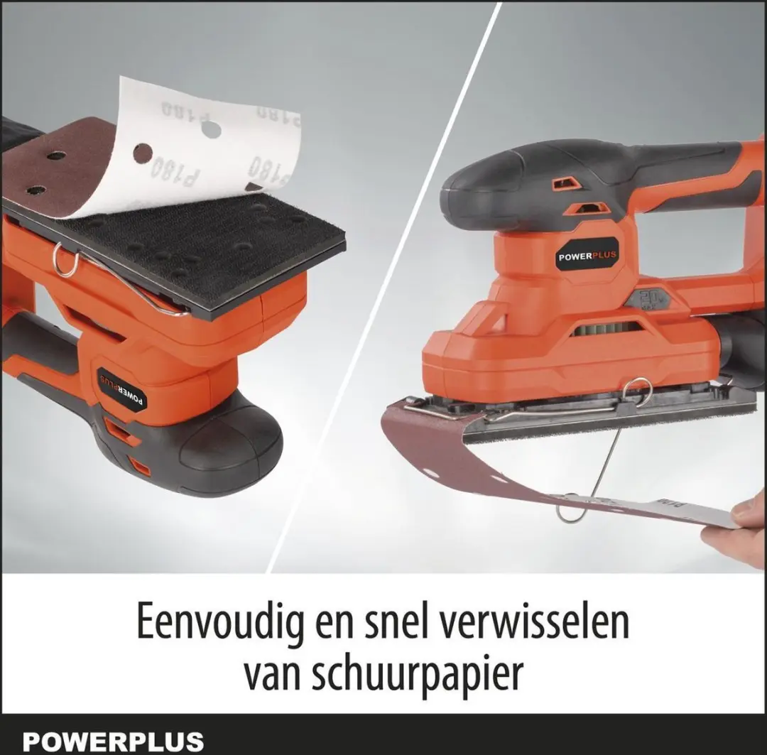 Powerplus POWDP50300 Vlakschuurmachine 24000min-1 - 187x90mm