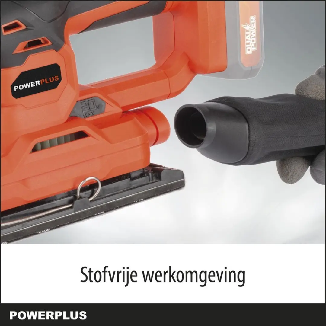 Powerplus POWDP50300 Vlakschuurmachine 24000min-1 - 187x90mm