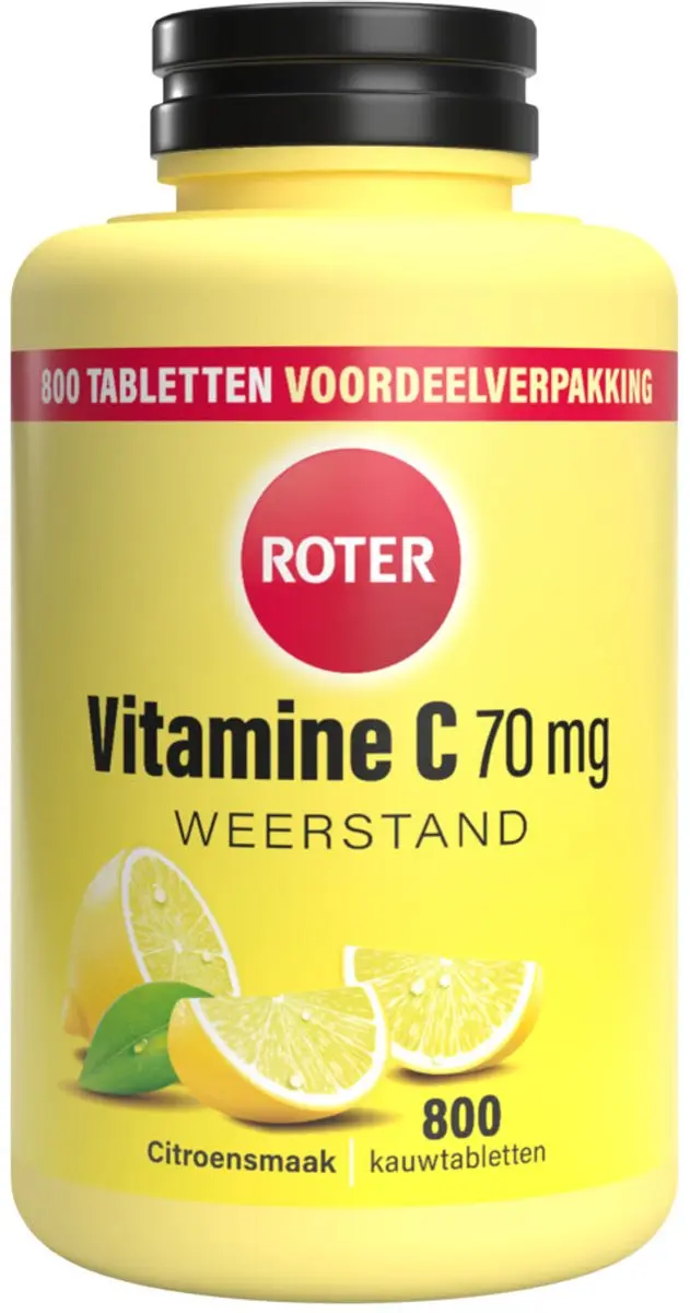 Roter Vitamine C 70mg Citroen Kauwtabletten