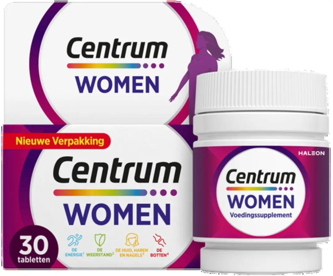 Centrum Women Multivitaminen 60 tabletten - 2x30