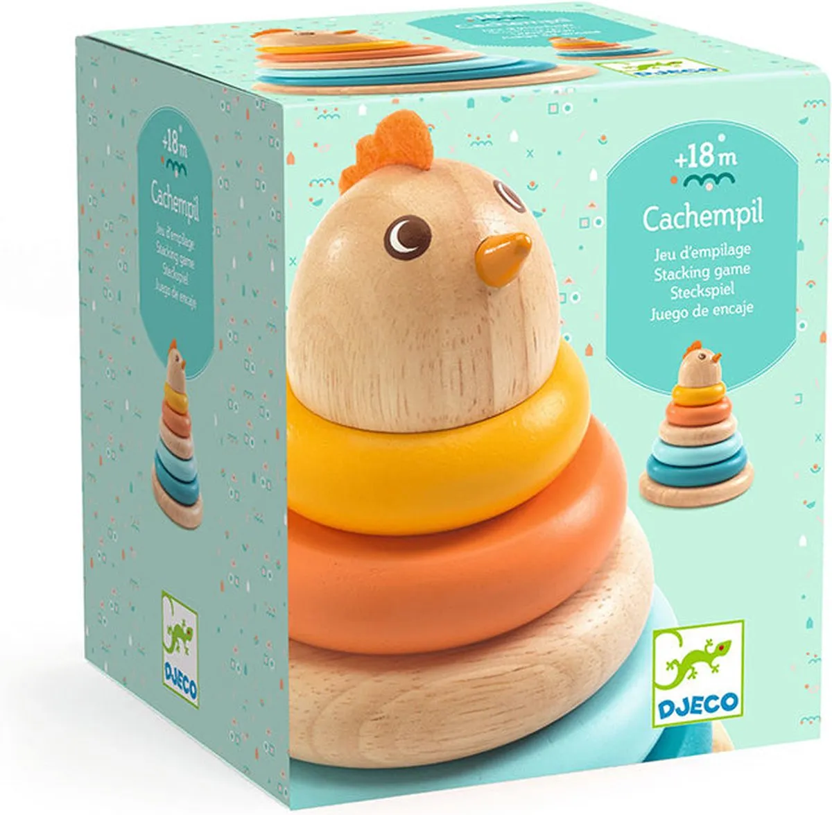 Djeco Baby Kleuren Cachempil - Multicolor