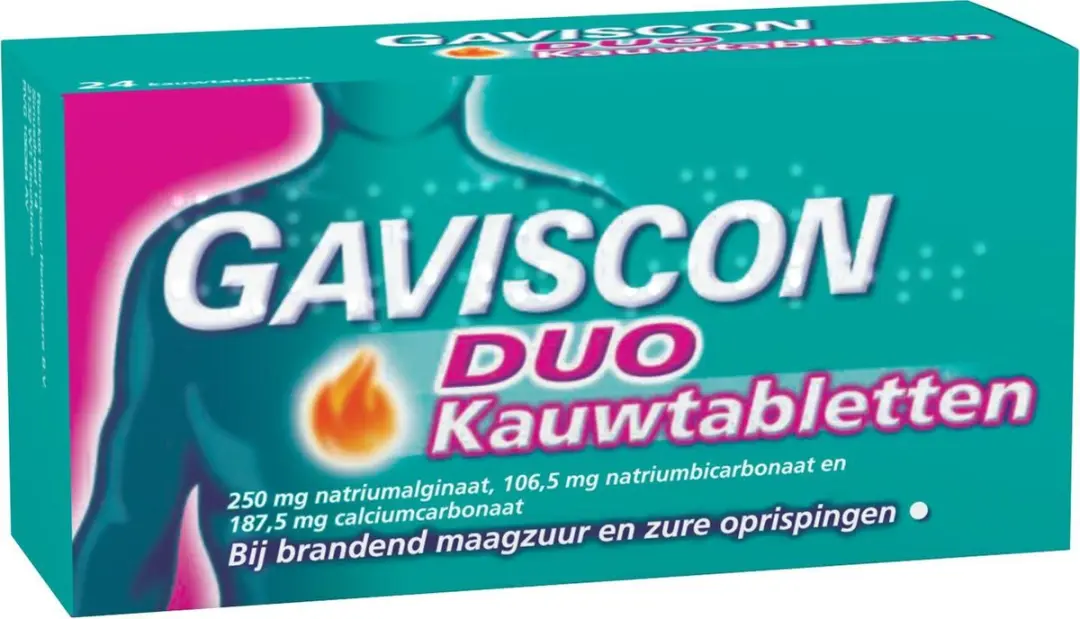 Gaviscon Duo Kauwtabletten - 48 Stuks