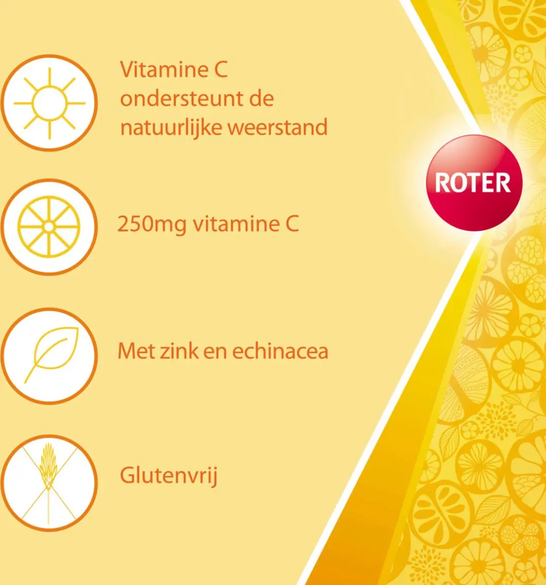 Roter Vitamine C 250mg Framboos Kauwtabletten - 300g