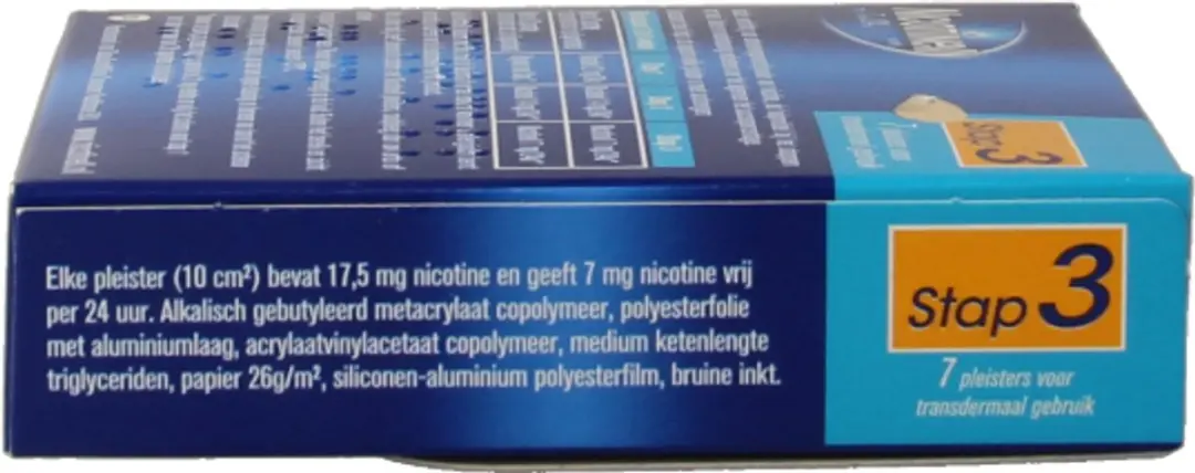 Nicotinell TTS10 Pleisters 7mg - 21 Stuks