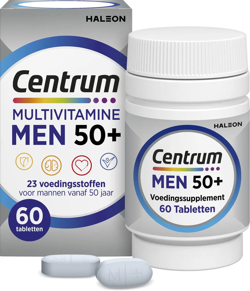 Centrum Men 50+ Multivitaminen 60 Tabletten