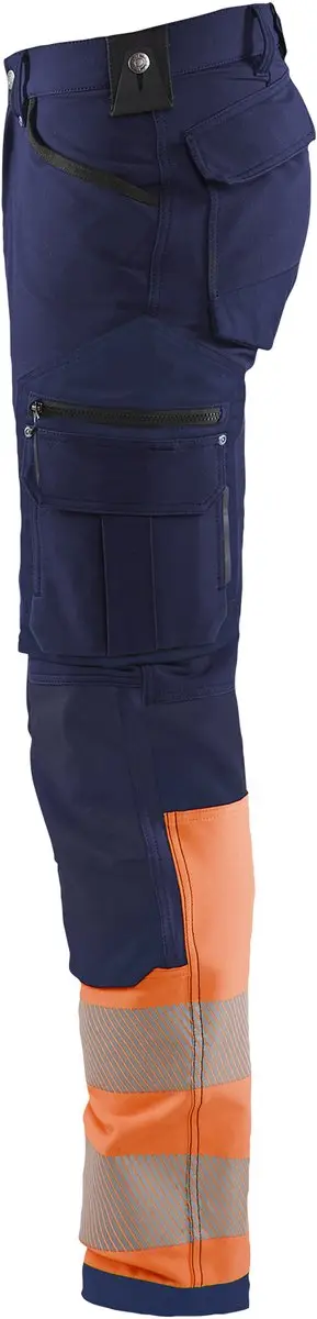 Blåkläder 1193-1642 Werkbroek - Marineblauw/Oranje - D104