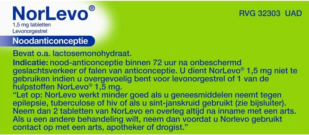 Norlevo Morning Afterpil Noodanticonceptie