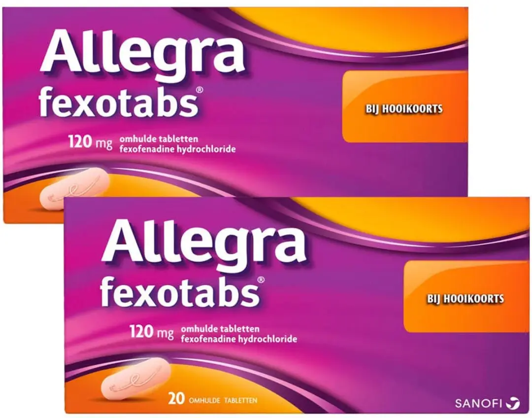 Allegra Fexotabs Hooikoortstabletten 110mg - 40 Stuks (2x20)