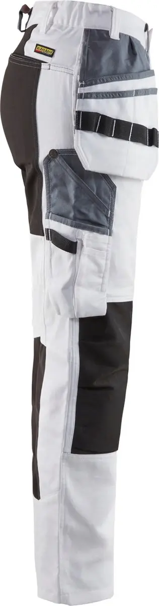 Blåkläder Dames Schildersbroek 7910-1000 - Wit/Zwart