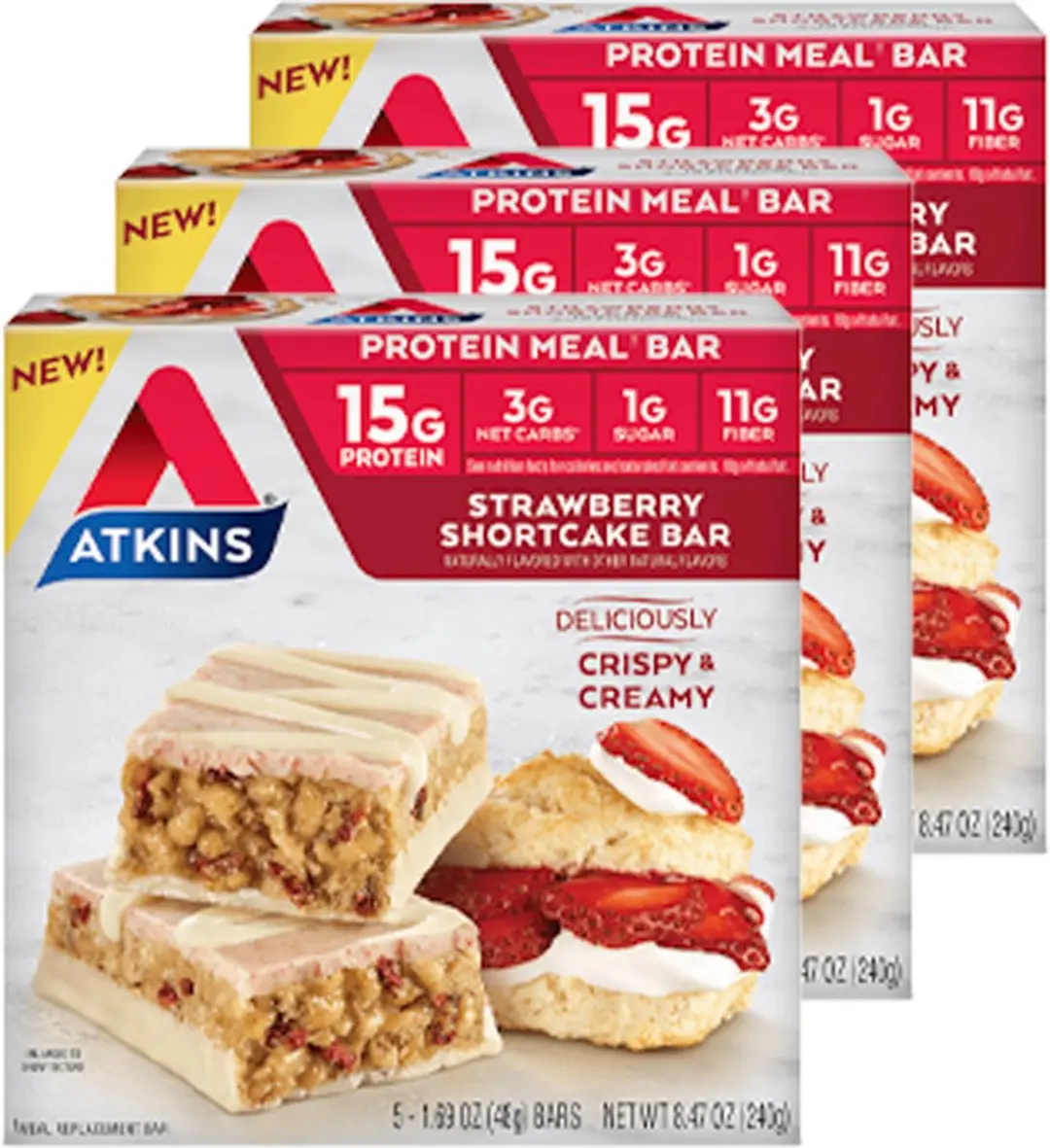 Atkins High Protein Bar Strawberry Shortcake