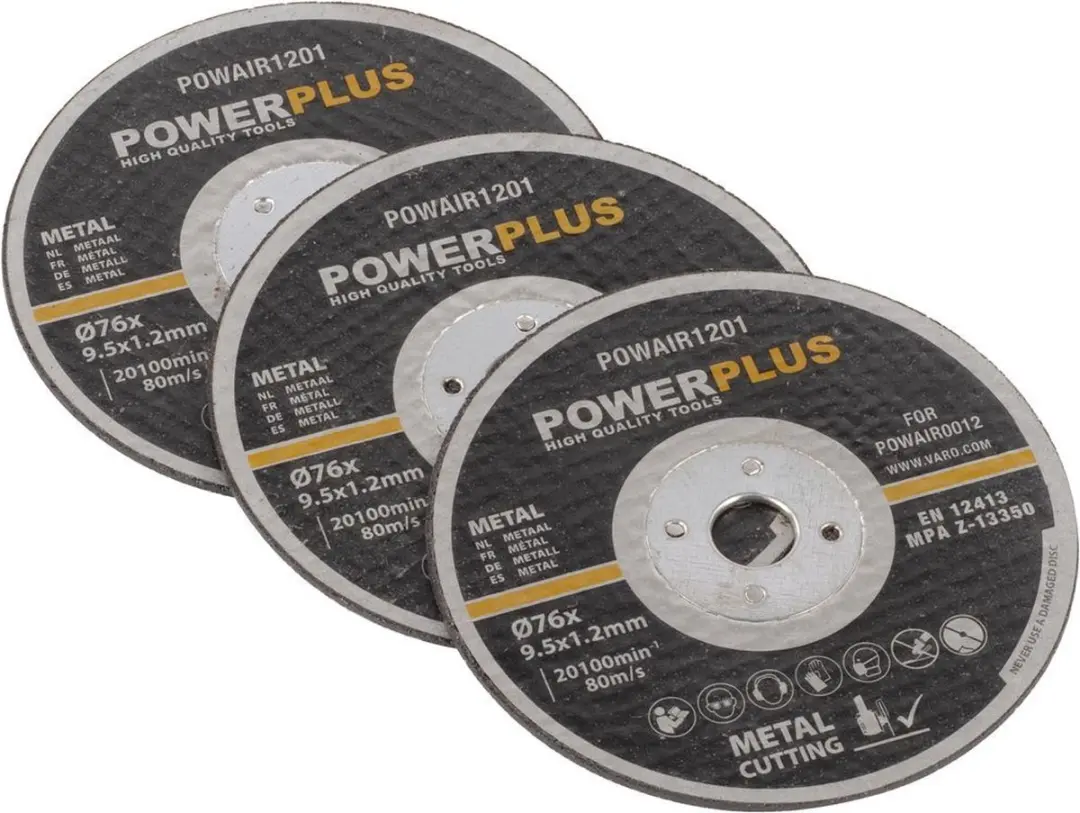 Powerplus POWAIR1201 Snijschijf 85mm - 3 Stuks