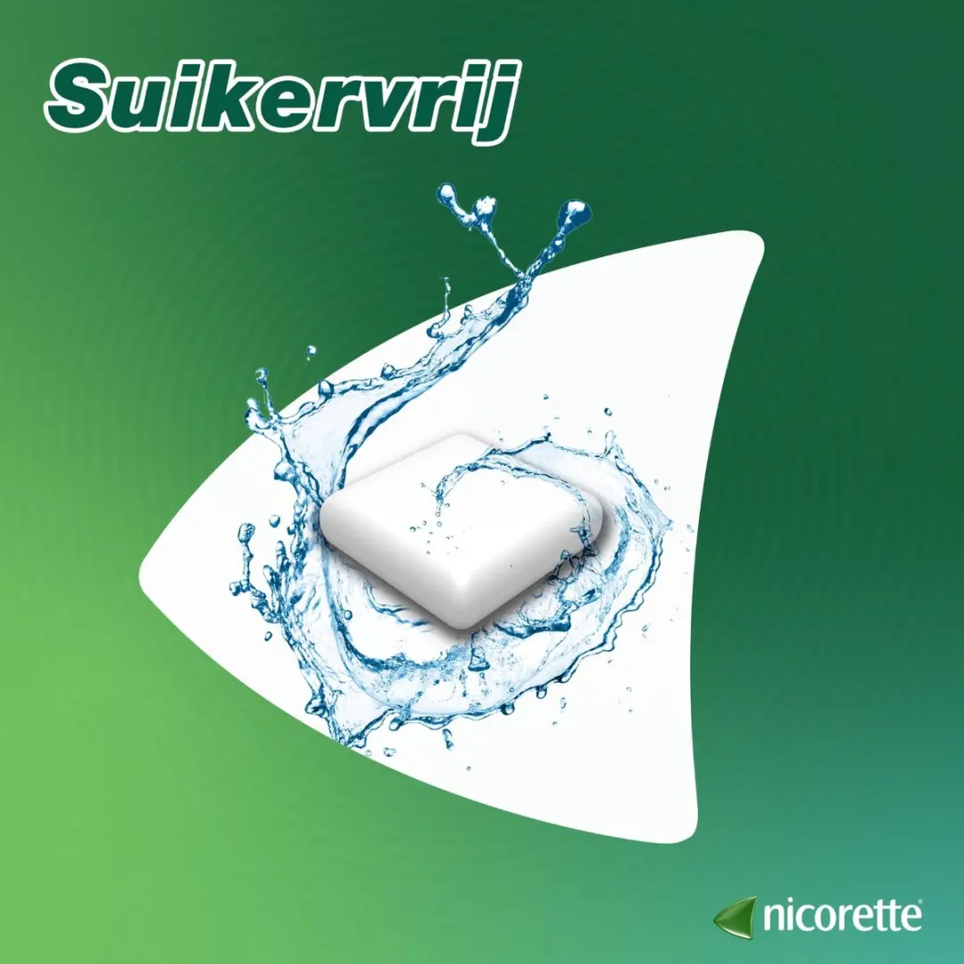 Nicorette Suikervrije Kauwgom Menthol Mint 4mg - 105 Stuks