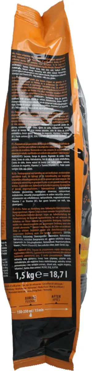 Isostar Hydrate&Perform Ecopack Sinaasappel 1,5kg