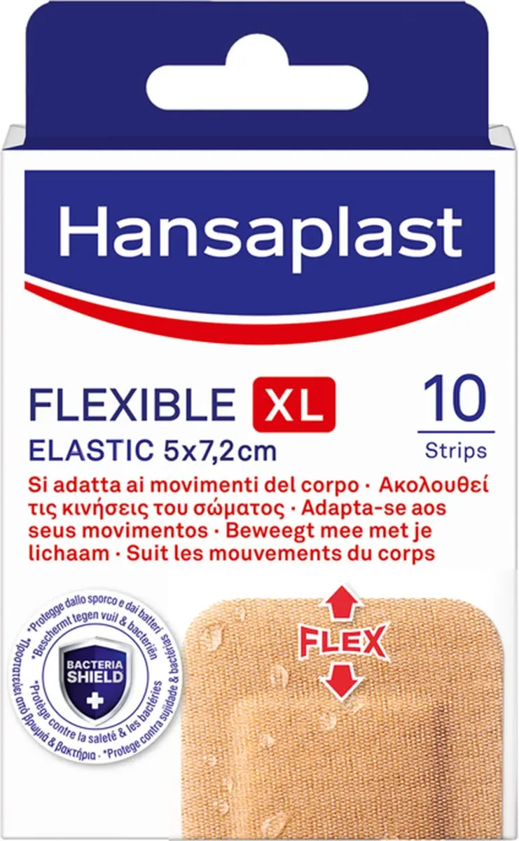 Hansaplast Flexible XL Pleisters 5x7,2cm