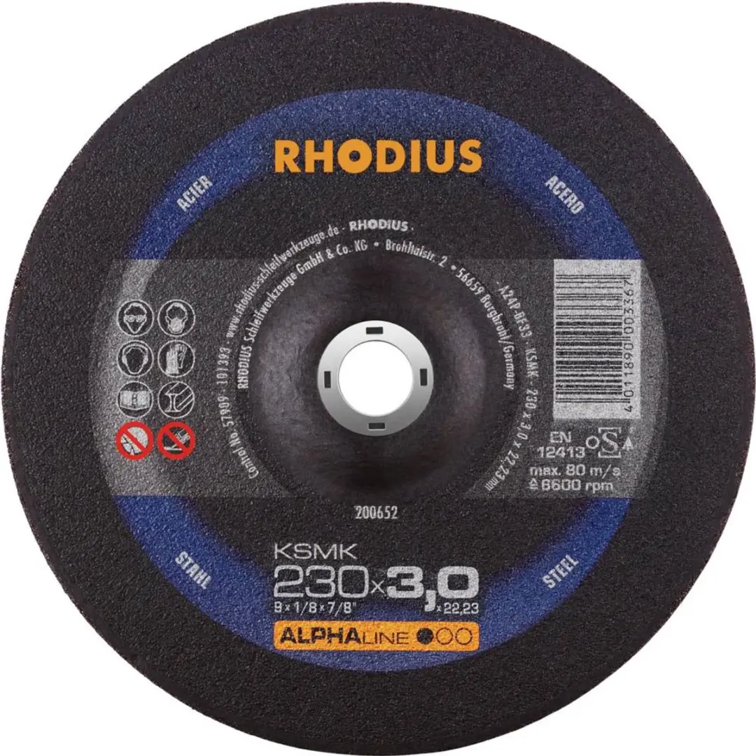 Rhodius KSMK 200652 Doorslijpschijfset
