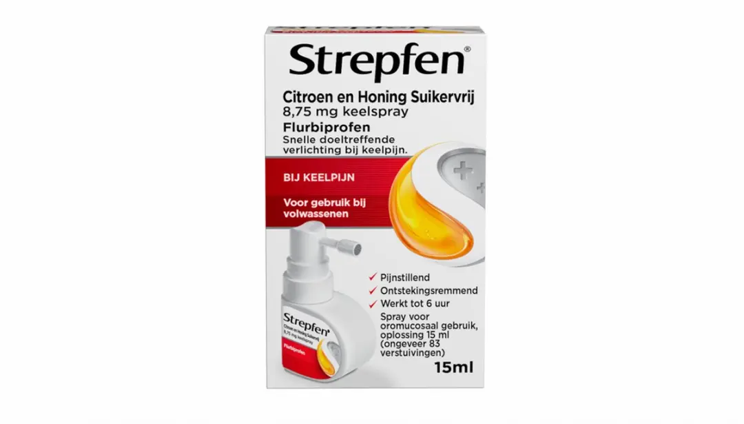 Strepfen Keelspray Citroen & Honing 15ml