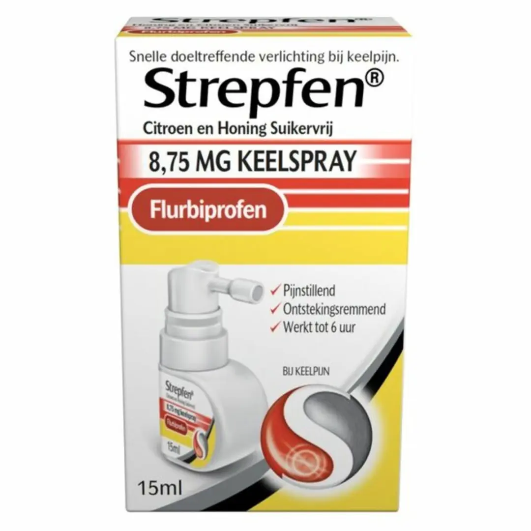 Strepfen Keelspray Citroen & Honing 15ml