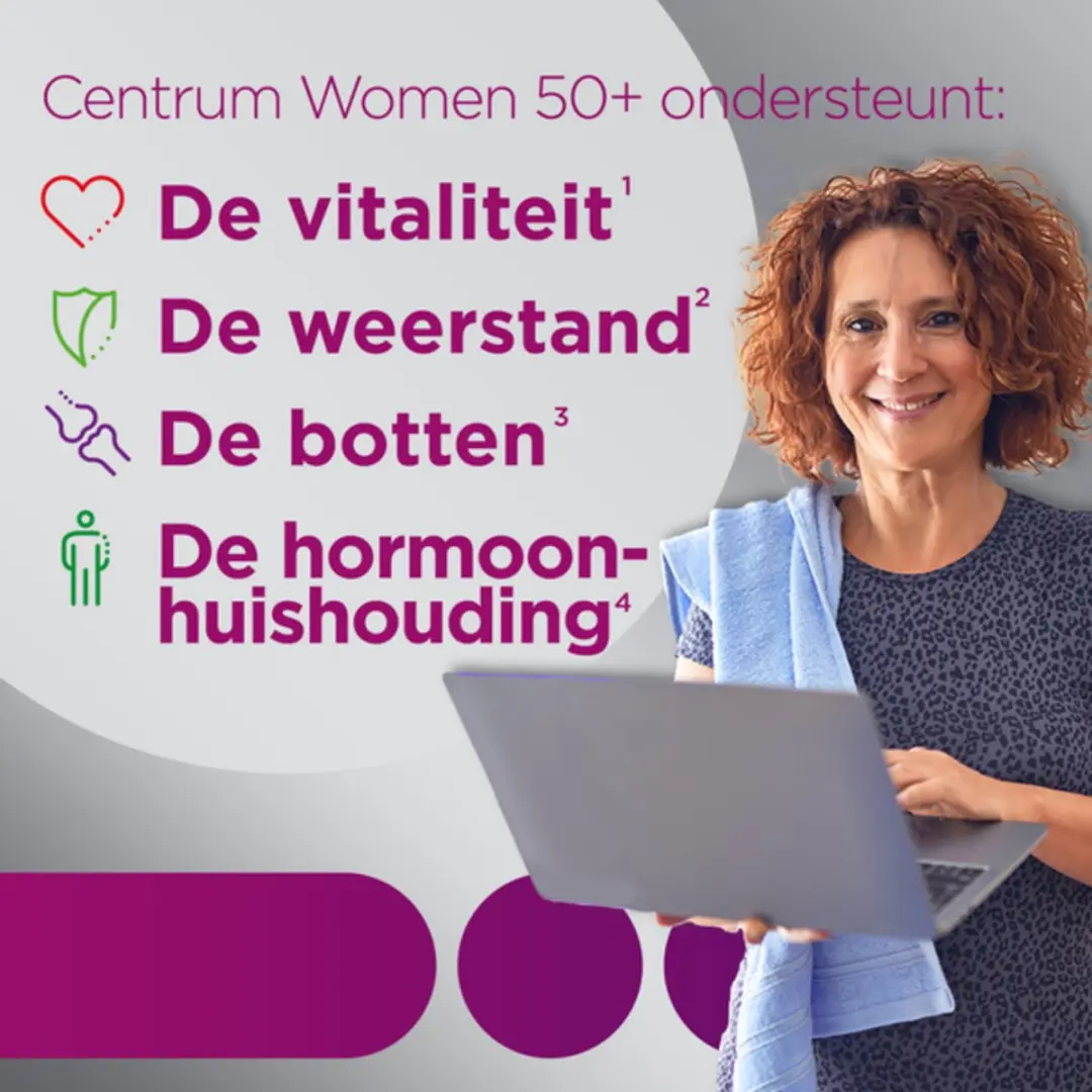 Centrum Woman 50+ Multivitaminen - 60 Tabletten