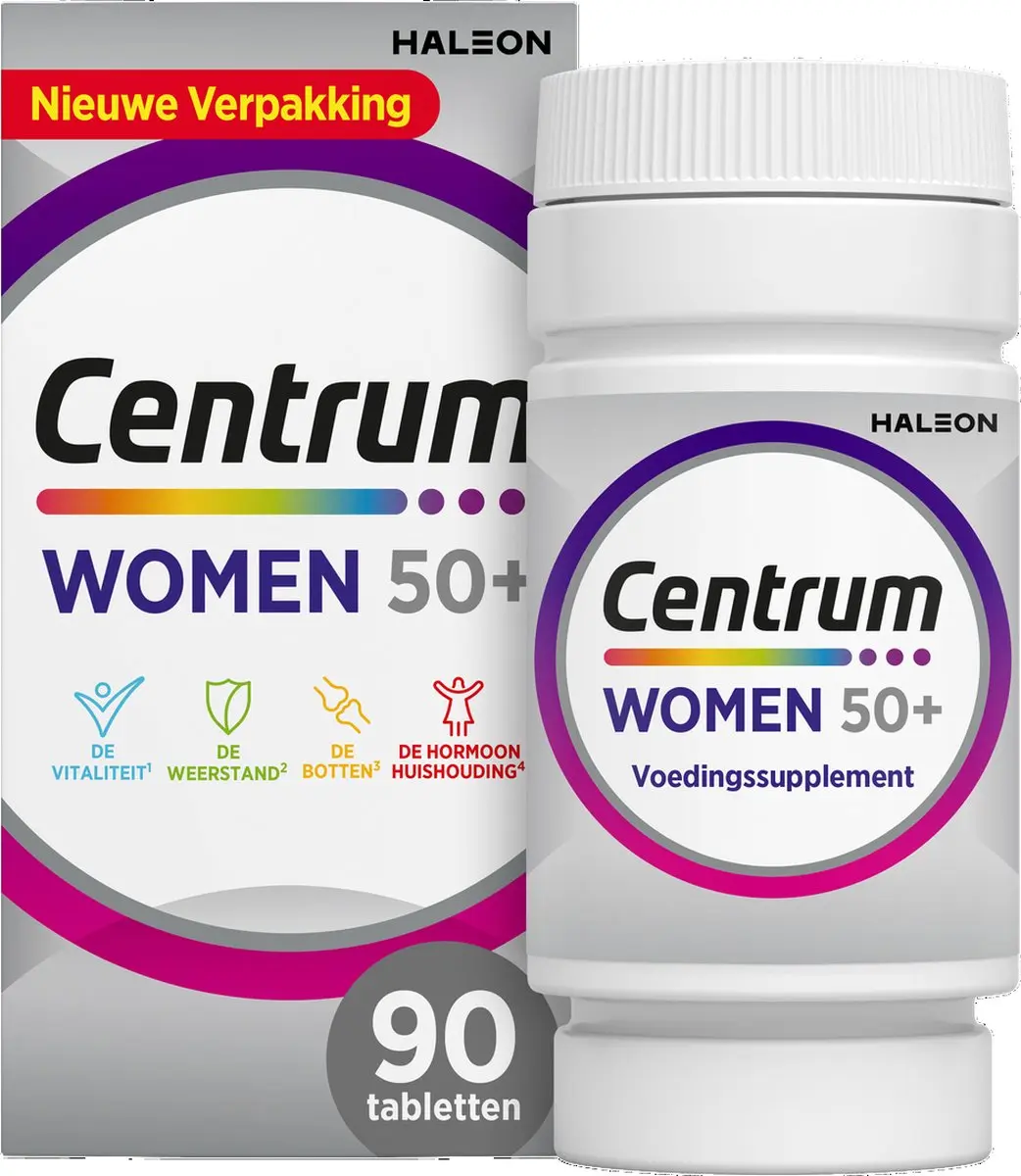 Centrum Women 50+ Multivitaminen 90 Tabletten