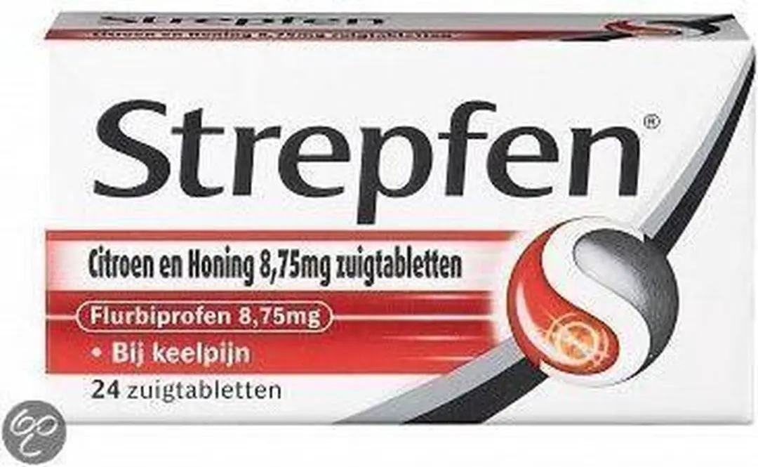 Strepfen Citroen & Honing Zuigtabletten 24 Stuks