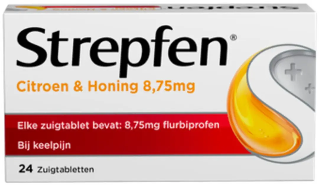 Strepfen Citroen & Honing Zuigtabletten 24 Stuks