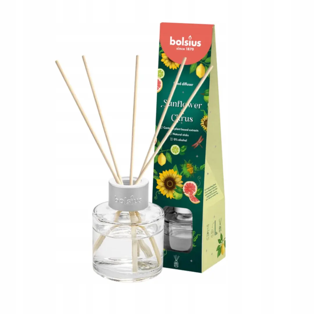 Bolsius Geurverspreider Zonnebloem & Citrus 30ml