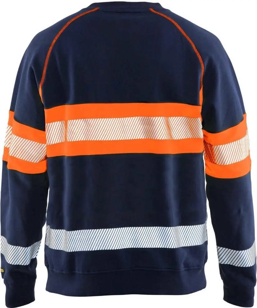 Blåkläder Sweater High Vis 3359-1158 - Marineblauw/Oranje 4XL