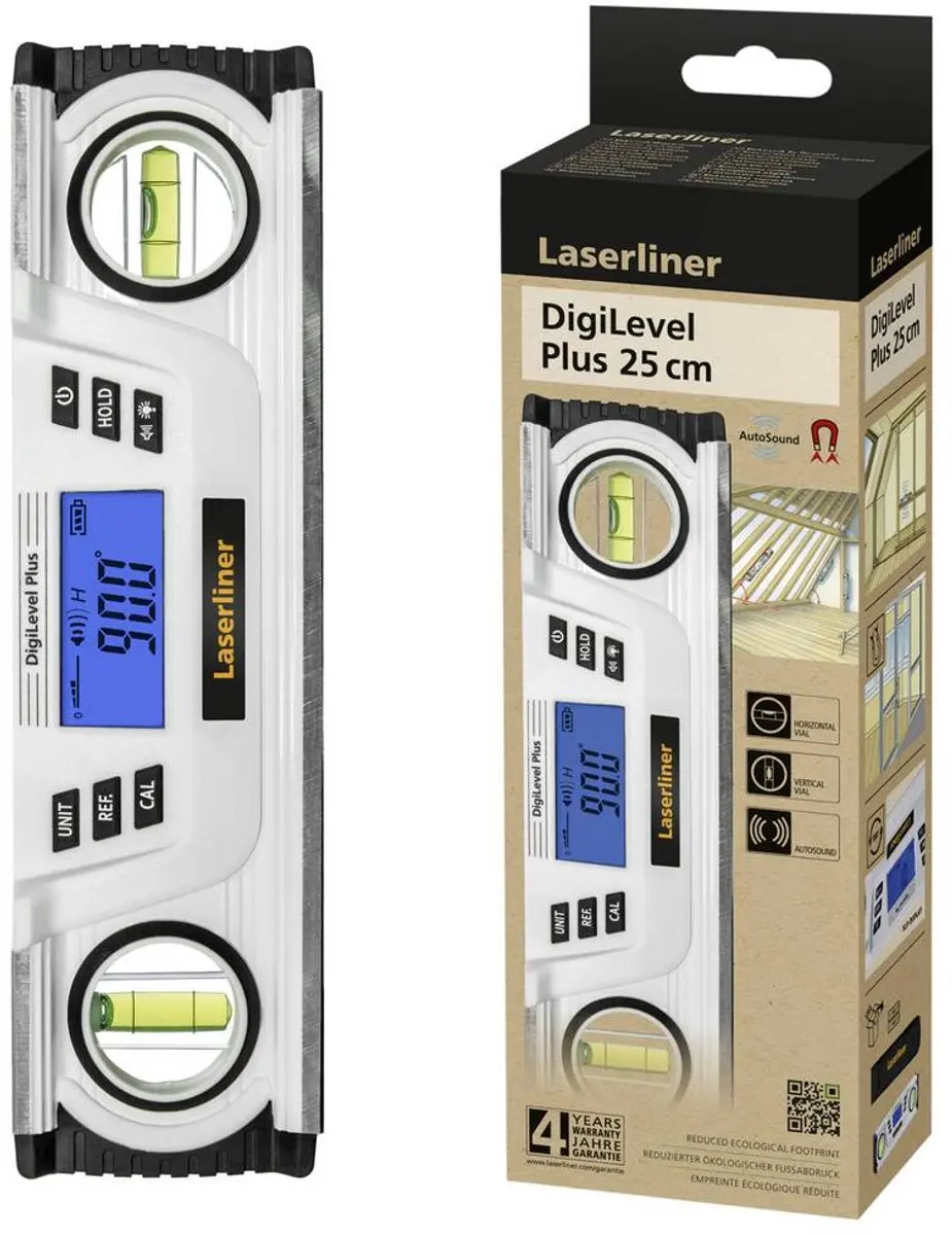 Laserliner DigiLevel Plus 25 081.249E Digitale Waterpas