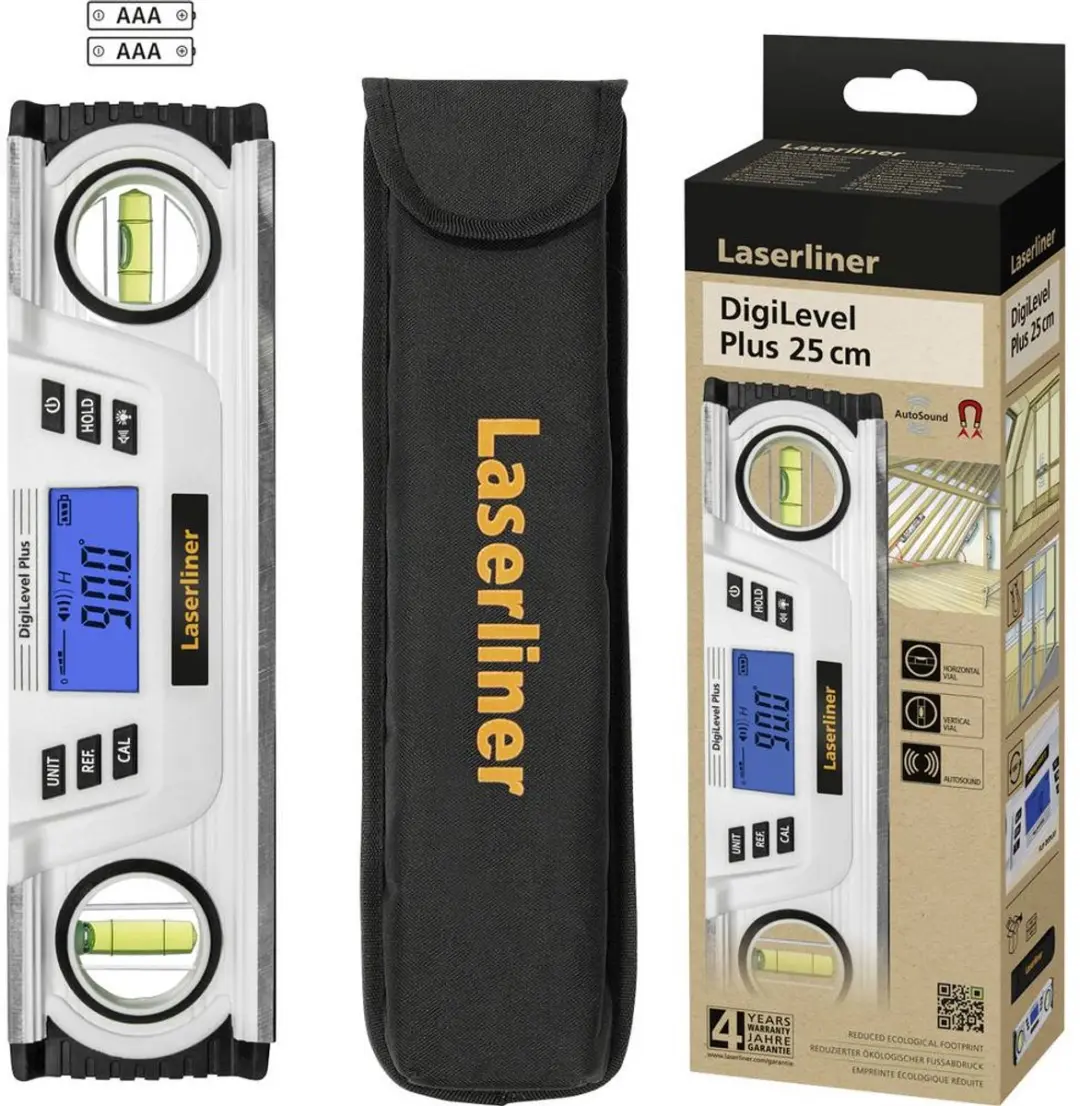 Laserliner DigiLevel Plus 25 081.249E Digitale Waterpas