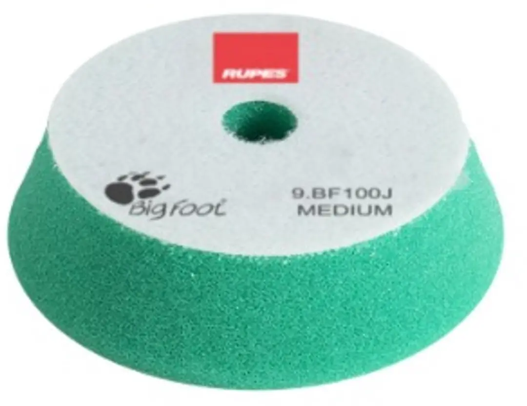 Rupes Medium Foam Pad Green 100mm