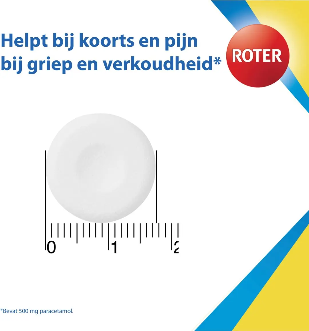 Roter Paracetamol Smelt 500mg Bessen - 20 Stuks