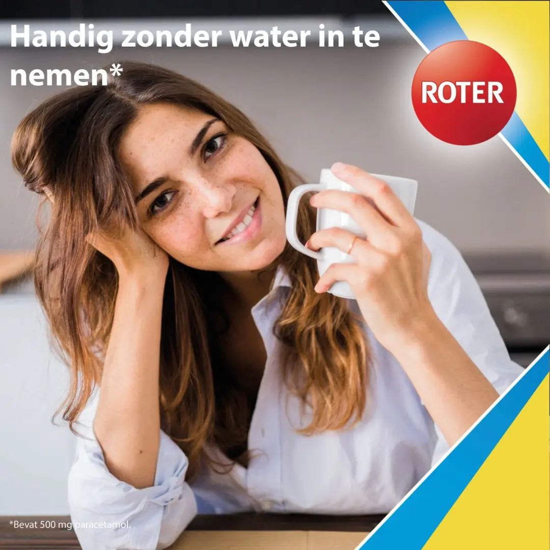 Roter Paracetamol Smelt 500mg Bessen - 20 Stuks