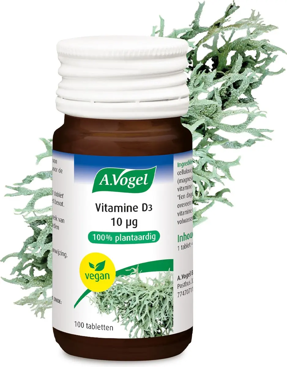 A.Vogel Vitamine D3 10 µg Tabletten - 100 Stuks