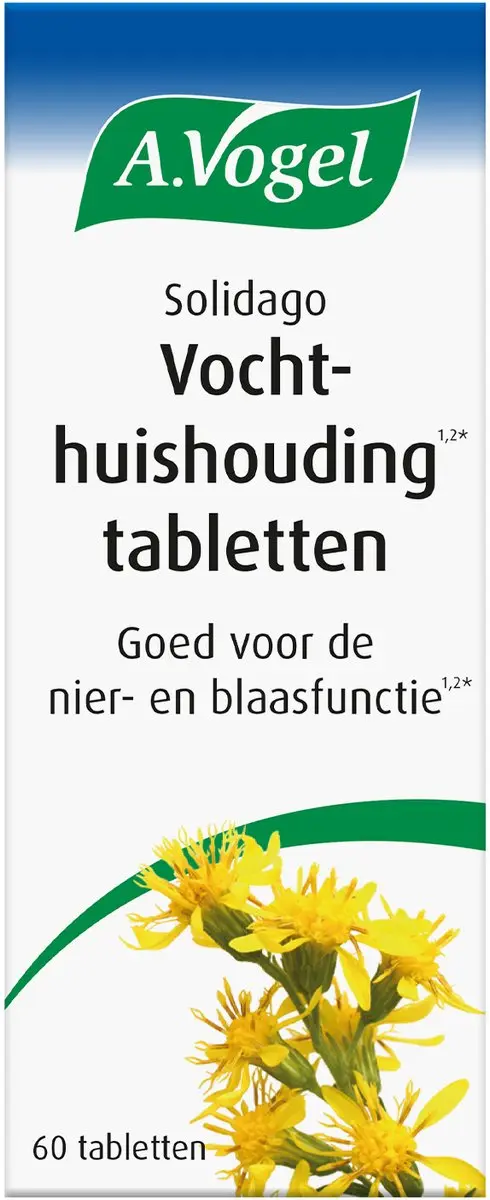 A.Vogel Solidago Vochthuishouding Tabletten 60 Stuks