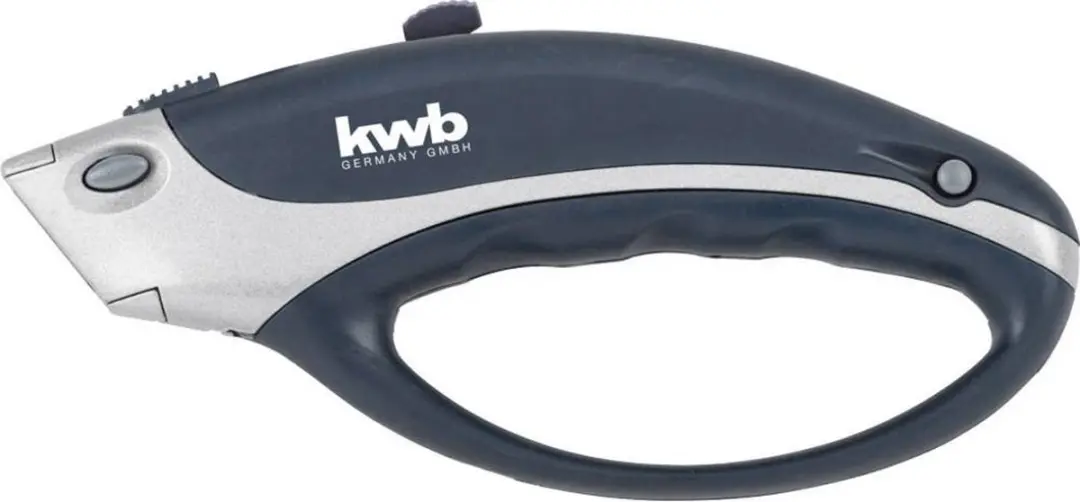 KWB Professioneel Trapeziummes 170mm - Gesloten Handgreep - 2 Reservemesjes - afbeelding 6 van 6