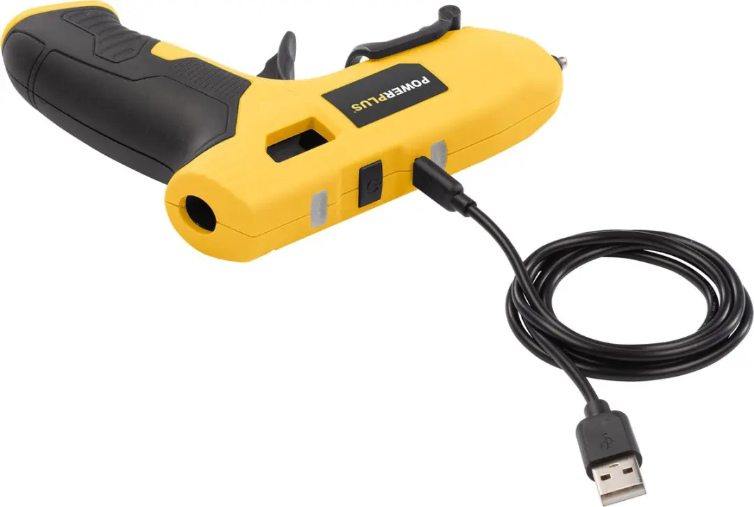 Powerplus POWX147 Lijmpistool 4V - Geel