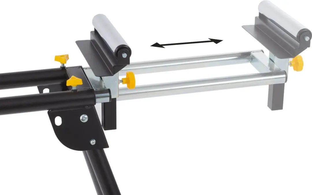 Powerplus POWX075200 Verstekzaagonderstel - 200x635mm - 150kg - Zwart