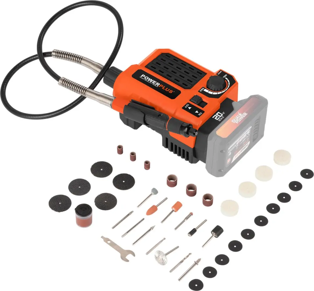 Powerplus Dual Power POWDP75300 Roterende Multitool - 40 Stuks