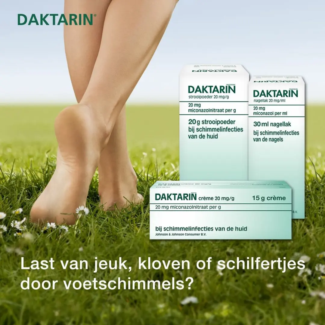 Daktarin Crème Voetschimmel 15ml