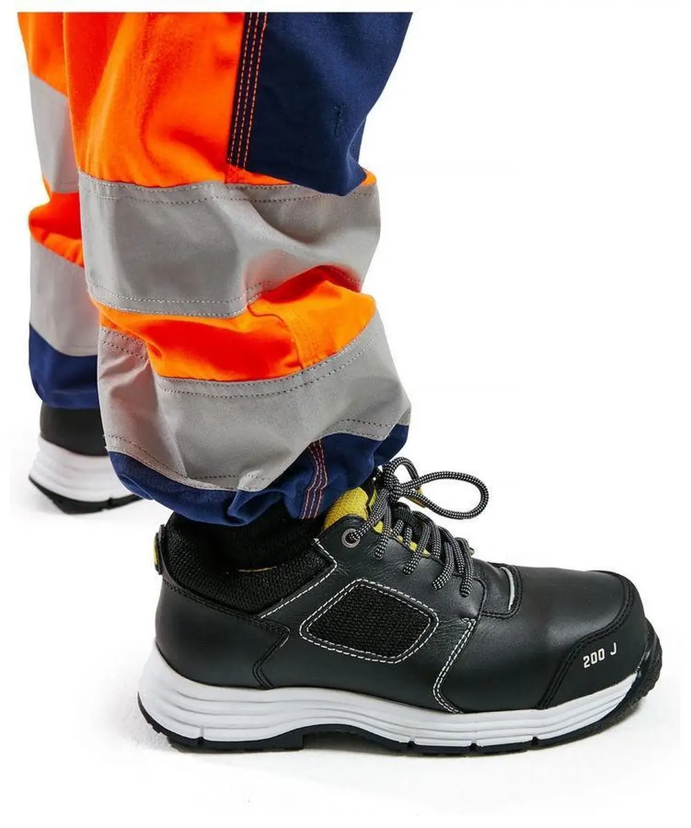 Blåkläder Dames Werkbroek 7155-1811 High Vis - C50 - Oranje/Marineblauw - afbeelding 6 van 6