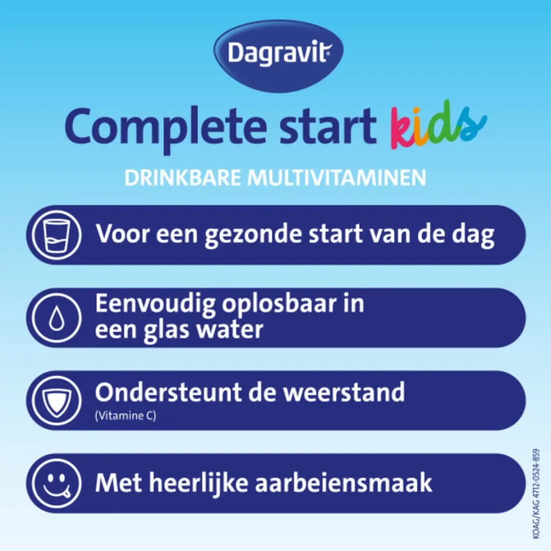 Dagravit Complete Start Kids Poeder - 2x30 Stuks