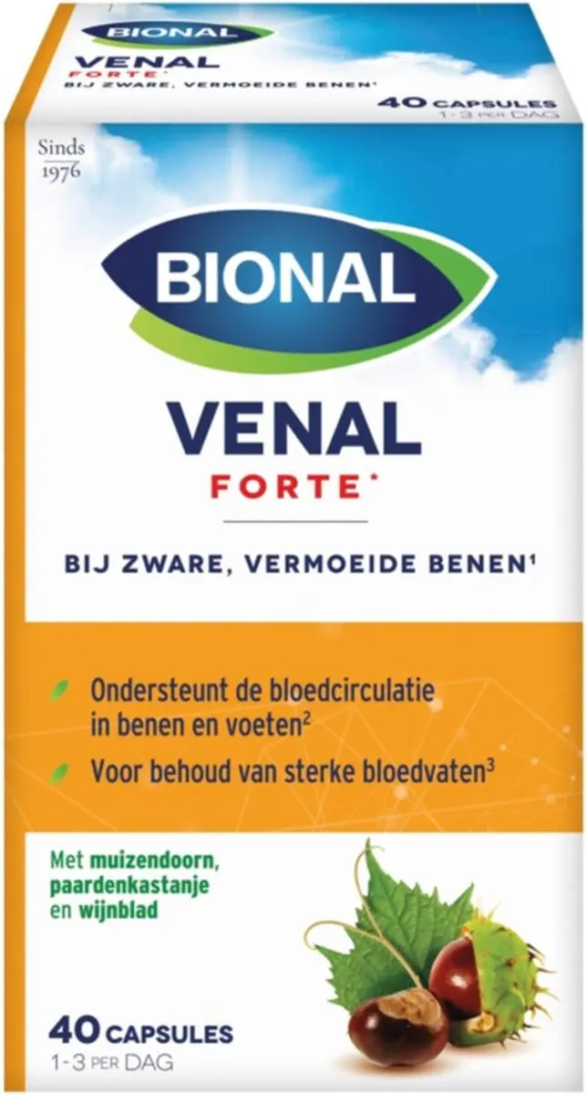 Bional Venal Forte - 20 Capsules (2x40)