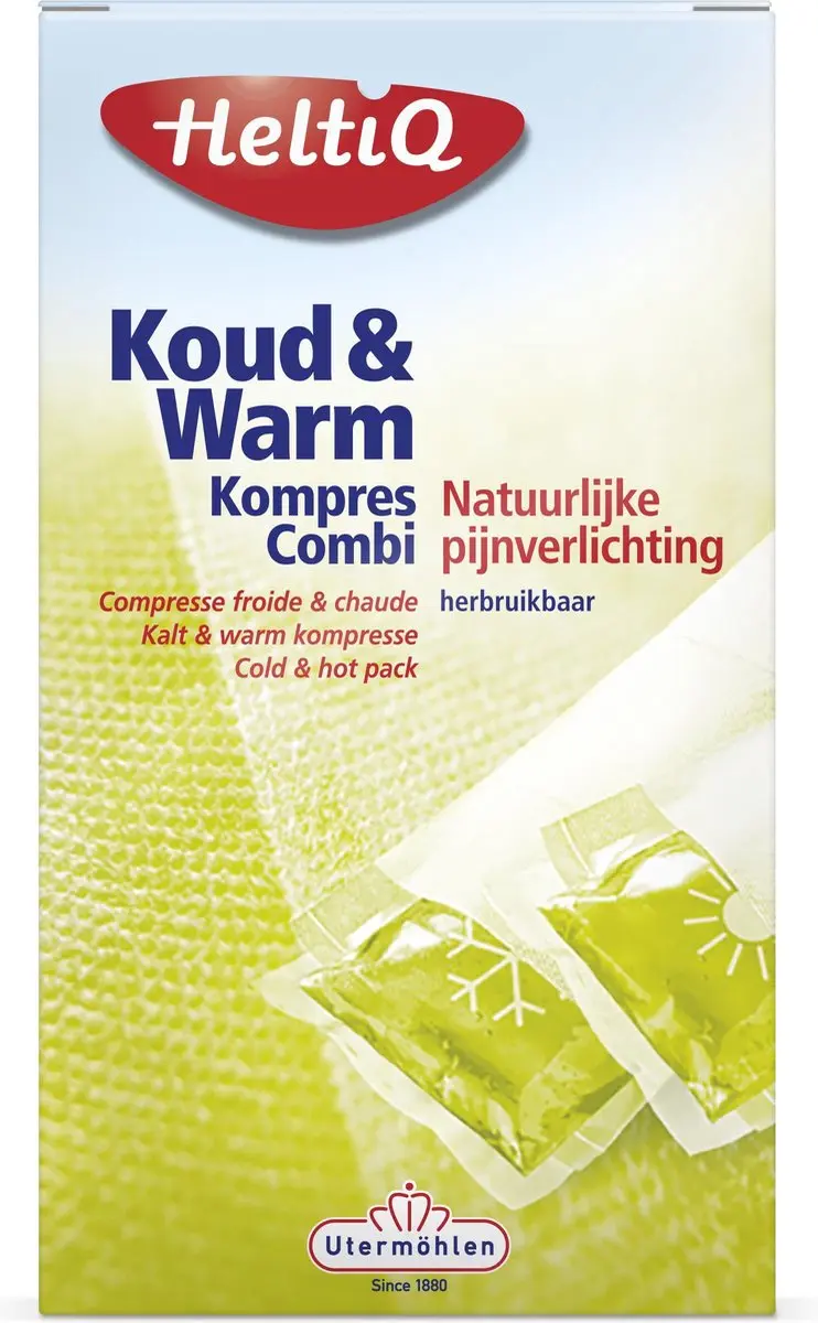 HeltiQ Koud-Warm Combi Kompres - 2 Stuks