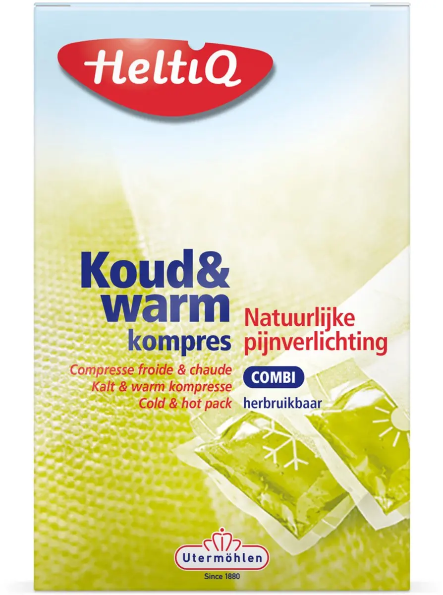 HeltiQ Koud-Warm Combi Kompres - 2 Stuks