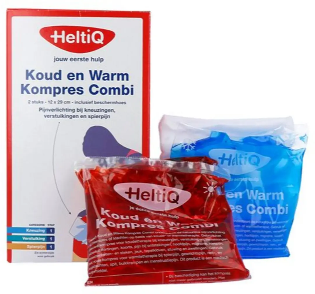 HeltiQ Koud-Warm Combi Kompres - 2 Stuks