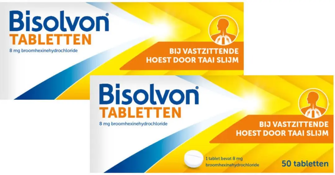 Bisolvon Tabletten Vastzittende Hoest - 20 Stuks