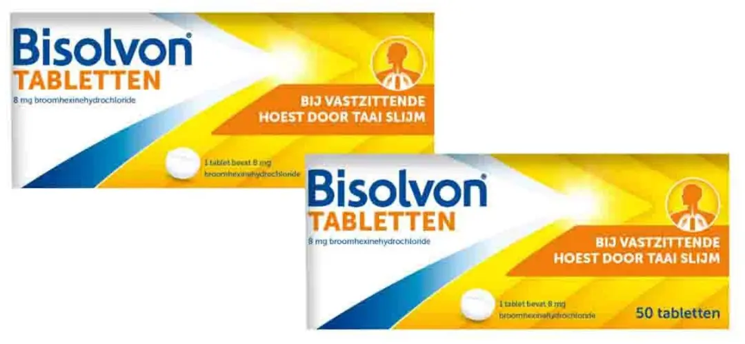 Bisolvon Tabletten Vastzittende Hoest - 20 Stuks